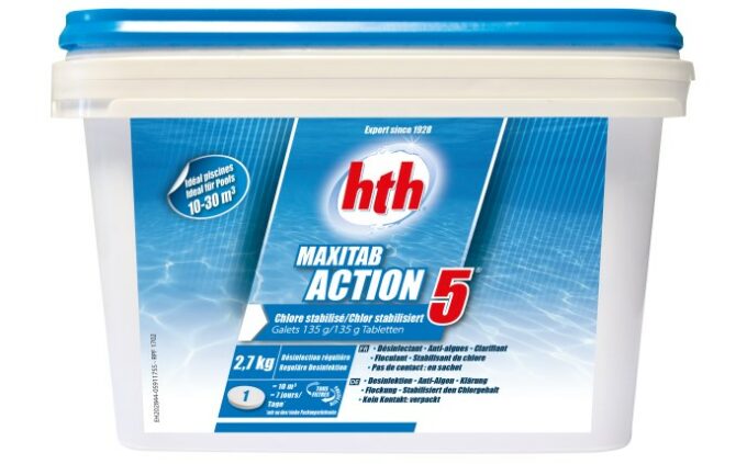 HTH MAXITAB ACTION 5 GALETS DE 135G -2,7KG