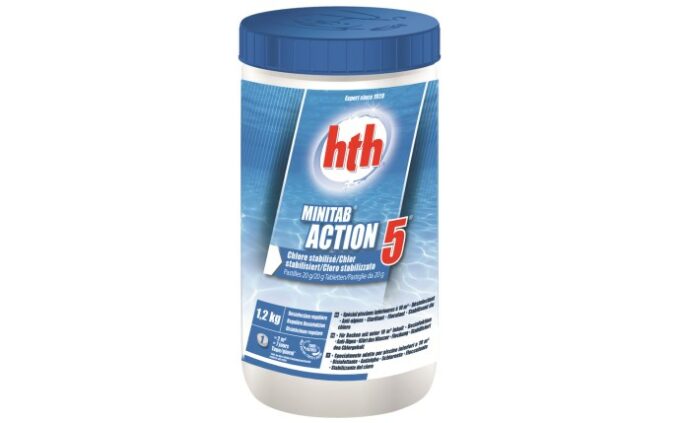 HTH MINITAB ACTION 5 PASTILLES DE 20G -1,2KG